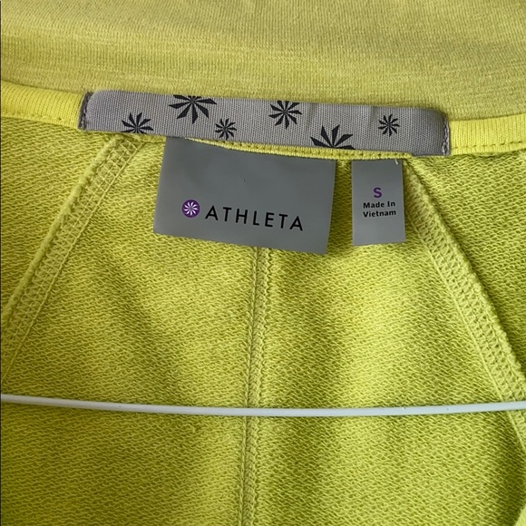 HP🎉 Athleta Slub Strength Hoodie in Lime Green - Picture 3 of 5
